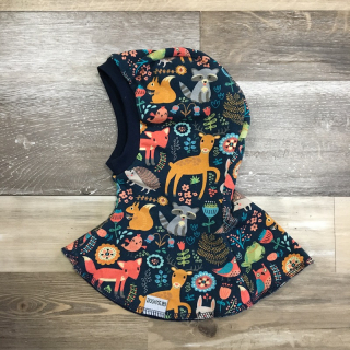 KUKLA JEDNOVRSTVÁ lesní zvířátka vel. 3 (43-47 cm)